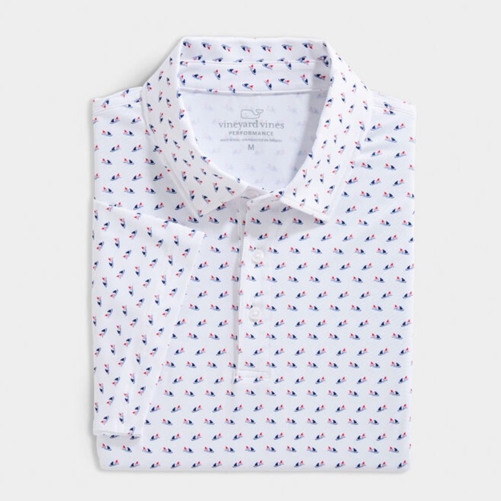 Vineyard Vines Sankaty Sharks Polo